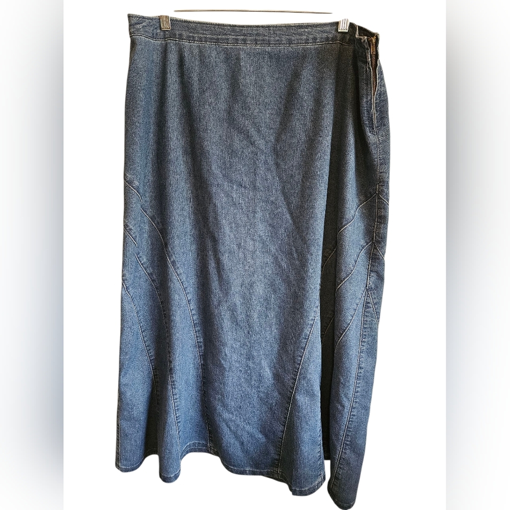 EST 1946 Denim Blue Women's Skirt Size 16